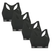 Kit Com 4 Top Sem Costura E Sem Bojo Com Costas Nadador Fitness Fit Para Academia Treino Corrida