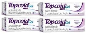 Kit com 4 Topcoid Gel 500 40g - Uniao Quimica