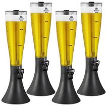 Kit com 4 Torres de Chopp 2,5 Litros MarcBeer Marchesoni