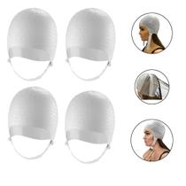 Kit com 4 Toucas para Luzes Mechas Reflexos Siliconada Profissional Dompel