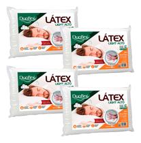 Kit com 4 Travesseiros Alto - Látex Light Kit com 4 Travesseiros Alto - Látex Light