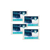 Kit Com 4 Travesseiros Duoflex Cleansoft Macio 45x65cm