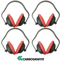 Kit com 4 un Abafador de Ruídos para Proteção dos Ouvidos CG-104 17 Db - Carbografite