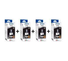 Kit com 4 und do refil epson 774 original