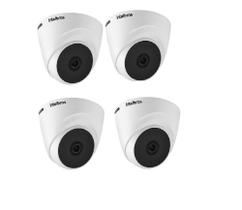 Kit com 4 Unidades de Câmeras Dome Intelbras Vhc 1120 D Hd 720p