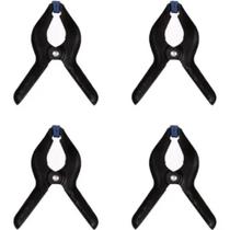 Kit com 4 Unidades de Grampos de Nylon com 4"" - 7354 - BRASFORT Kit com 4 Unidades de Grampos de Nylon com 4"" - 7354 - BRASFORT