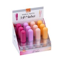 Kit com 4 unidades de Marca Texto Lip Marker Formato de Gloss BRW