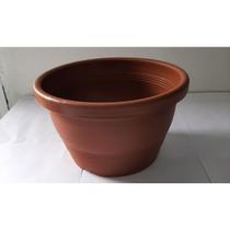 Kit com 4 vasos redondo pequeno cor cerâmica