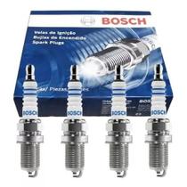 Kit com 4 Velas de Ignição Fiat Uno 1.0 8V 1993 a 2001 BOSCH SP04 - F000KE0P04