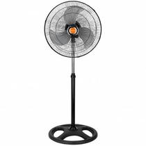 Kit Com 4 Ventiladores 45 Cm Coluna Preto 75W 220V