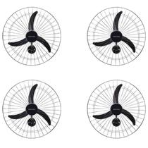 Kit com 4 Ventiladores Oscilantes de Parede 60 cm New 127V Ventsol Kit com 4 Ventiladores Oscilantes de Parede 60 cm New 127V Ventsol