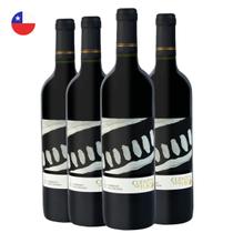 Kit com 4 - Vinho Tinto Cabernet Sauvignon Cuentos del Fuego 750ml