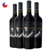 Kit com 4 - Vinho Tinto Carmenere Reserva Cuentos Del Fuego 750ml