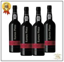 Kit com 4 Vinhos Portugueses do Porto Ramos Pinto Ruby