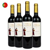 Kit com 4 Vinhos Portugueses Tinto Seco Vinha do Conde Paço do Conde Kit com 4 Vinhos Portugueses Tinto Seco Vinha do Conde Paço do Conde