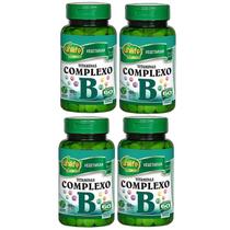 Kit com 4 Vitaminas do Complexo B 60 Comprimidos 500mg Unilife Original