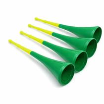 Kit com 4 Vuvuzelas Brasil Verde e Amarela