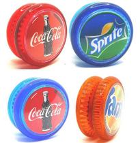 Kit Com 4 Yoyos (ioio,yo-yo) De Rolamento Coca Pepsi Fanta