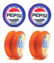 Kit Com 4 Yoyos (ioio,yo-yo) De Rolamento Coca Pepsi Fanta