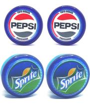 Kit Com 4 Yoyos (ioio,yo-yo) De Rolamento Coca Pepsi Fanta