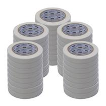 Kit com 40 Fita Crepe Fina Uso Geral e Pintura 18mm X 50m Kit com 40 Fita Crepe Fina Uso Geral e Pintura 18mm X 50m