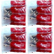 Kit com 40 intelli terminal dupla compressão 35mm longo 1 furo Kit com 40 intelli terminal dupla compressão 35mm longo 1 furo