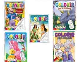 Kit com 40 livros para colorir - BICHO ESPERTO