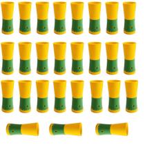 Kit com 40 Mini Cornetas Do Brasil com cordinha Festas Copa Do Mundo Atacado