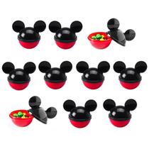 Kit com 40 Porta Mix Mickey Pote de Doces Festas e Lembrancinhas