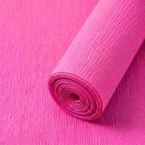 Kit com 40 Rolos de Papel Crepom Rosa 48cm x 02 Metros