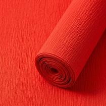 Kit com 40 Rolos de Papel Crepom Vermelho 48cm x 02 Metros