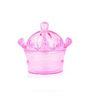 Kit Com 40 Unidades Mini Pote Coroa Decoração Lembrancinhas