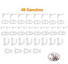 Kit Com 48 Ganchos Para Painel De Ferramenta Em Plástico Branco - AMZ Kit Com 48 Ganchos Para Painel De Ferramenta Em Plástico Branco - AMZ