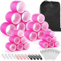 Kit com 48 Rolinhos de Cabelo Shynek + 24 Grampos - Para Todos os Tipos de Cabelo