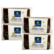 Kit com 4und Goiabada Cascão Zero SÃO LOURENÇO 200g