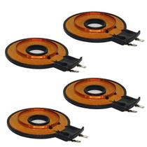 Kit Com 4x Reparos Super Tweeter Hinor Hi320 Champion Tsr Fenólico Completo Reforçado Hi 320 8 Ohms 100w Rms Kit Com 4x Reparos Super Tweeter Hinor Hi320 Champion Tsr Fenólico Completo Reforçado Hi 320 8 Ohms 100w Rms