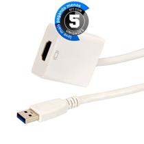 Kit com 5 Adaptadores USB para HDMI Kit com 5 Adaptadores USB para HDMI