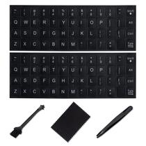 Kit com 5 Adesivos de Teclado Softamm - Versão Inglês