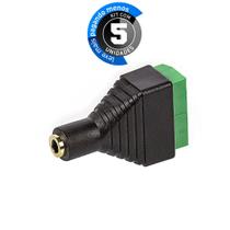 Kit com 5 Adpatador Borne P2 fêmea 4 Vias