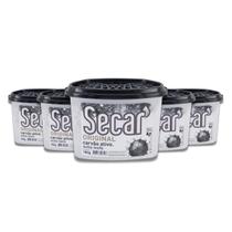 Kit com 5 Anti Mofo Secar Original Carvão Ativo 180g Desumificador Guarda Roupa Gaveta Anti Umidade Fungos Armario