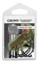 Kit Com 5 Anzois Anzol Super Cat Fish 10/0 Crow Piraiba