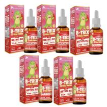 Kit Com 5 B-TRIX Vitamina B12 Kids em Gotas 20ml Flora Nativa do Brasil Kit Com 5 B-TRIX Vitamina B12 Kids em Gotas 20ml Flora Nativa do Brasil
