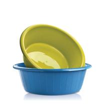 Kit Com 5 Bacias Frisadas Sem Alça Em Plástico 15 Litros Arqplast Kit Com 5 Bacias Frisadas Sem Alça Em Plástico 15 Litros Arqplast