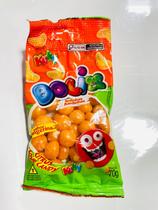 Kit com 5 Bala de Goma Bolix Azedinho Sabor Tangerina 70g Kit com 5 Bala de Goma Bolix Azedinho Sabor Tangerina 70g