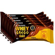 KIT COM 5 - Barra de Proteína Whey Grego Bar Sabor Doce de Leite Havanna 40G