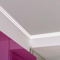 Kit com 5 Barras Roda Teto Perfil de Poliestireno T30 Homestar 10m