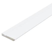 Kit com 5 Barras Rodapé de MDF 10CMX15MMX2.20m Revestido Frisado 11m Branco Moldurama Kit com 5 Barras Rodapé de MDF 10CMX15MMX2.20m Revestido Frisado 11m Branco Moldurama