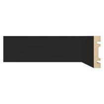 Kit com 5 Barras Rodapé de MDF 7CMX15MMX2,40m Guarnição Lisa 702 12m Moldufama