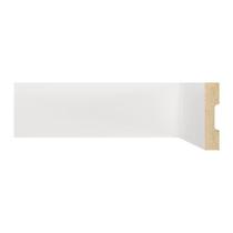 Kit com 5 Barras Rodapé Mdf 701 Moldufama 15mmx7cm Metro Linear 12m Branco