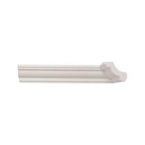 Kit com 5 Barras Rodateto de Poliestireno 4,5CMX50MM Liso 10m Branco Riplain Kit com 5 Barras Rodateto de Poliestireno 4,5CMX50MM Liso 10m Branco Riplain